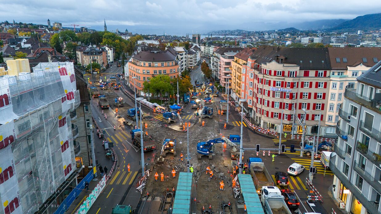 Kibag gleisabbruch schaffhauserplatz 2