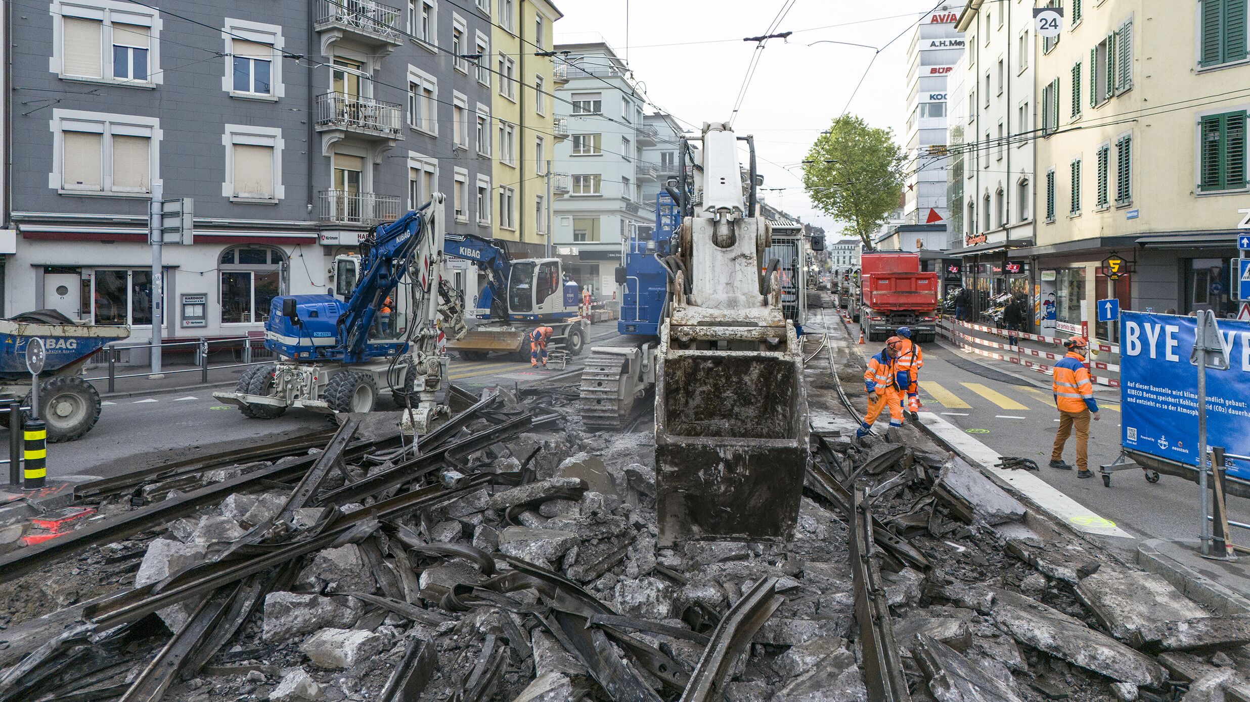 Kibag gleisschlag vbz 4