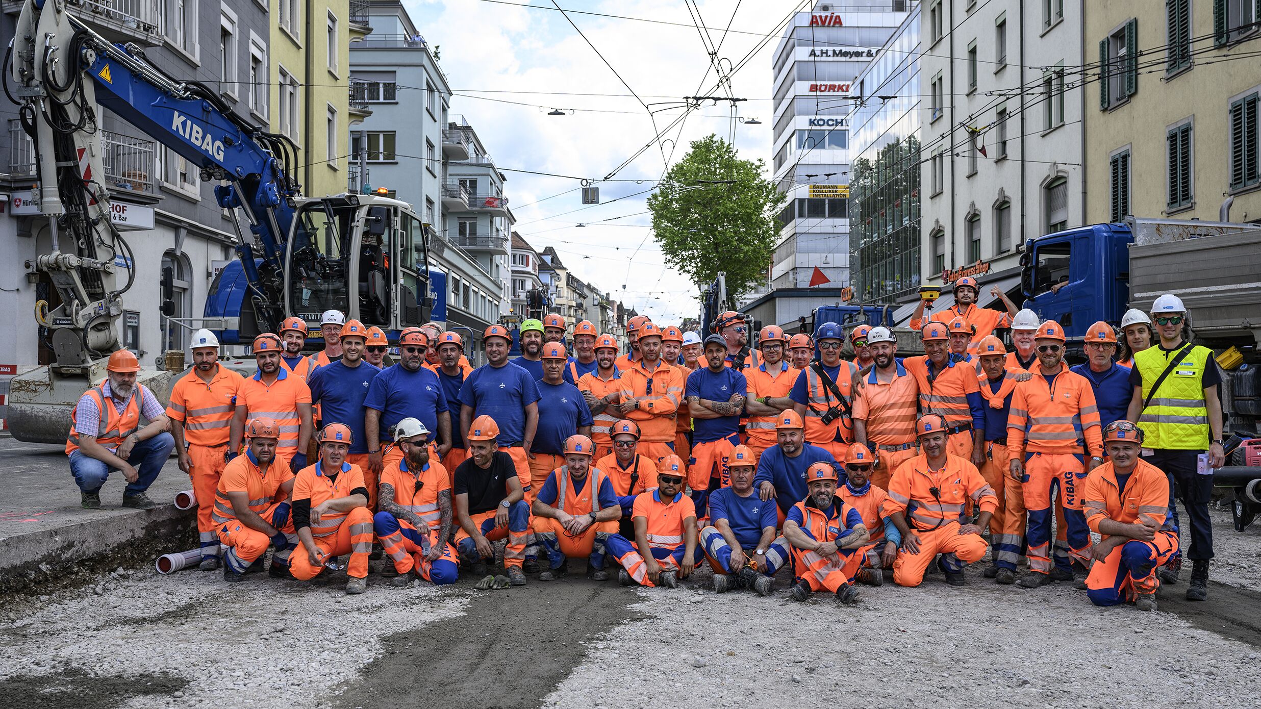 Kibag gleisschlag vbz team