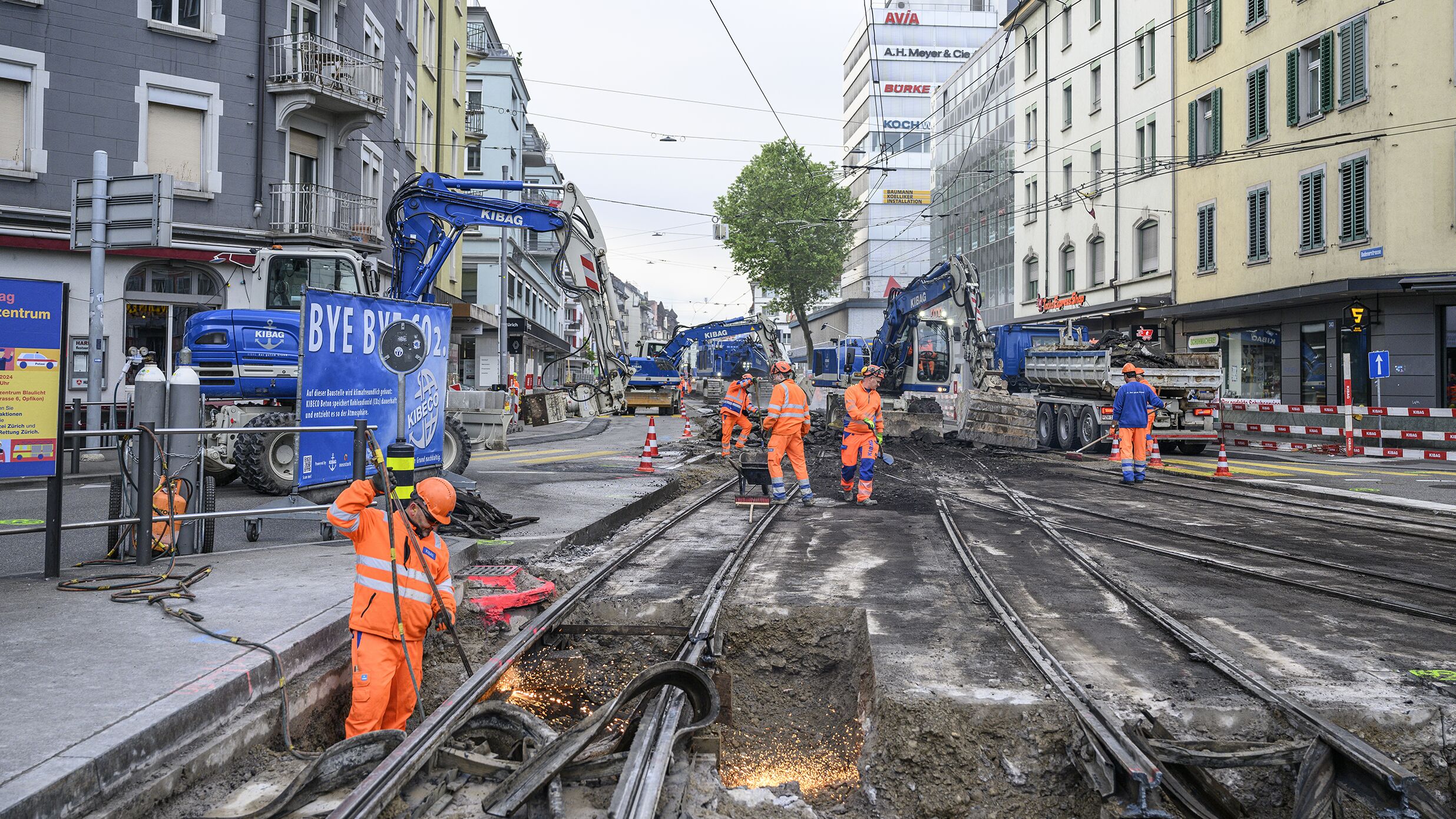 Kibag gleisschlag vbz 1