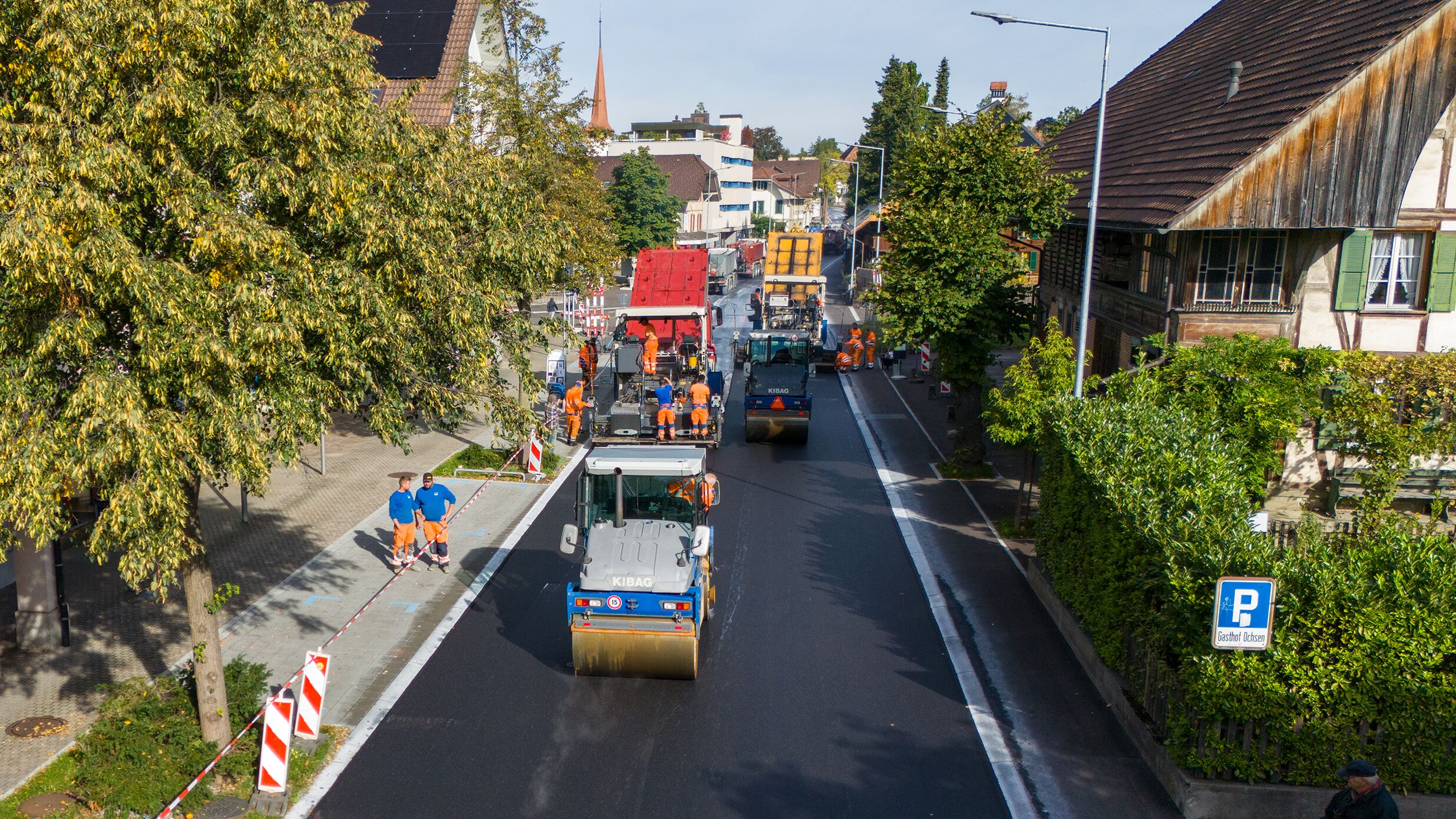 Kibag belag strassenbau muensingen 3