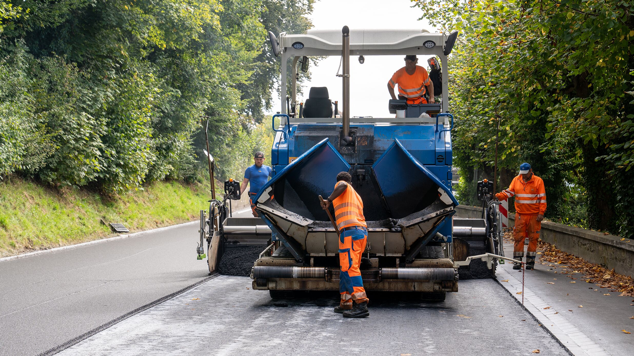 Kibag belag strassenbau muensingen