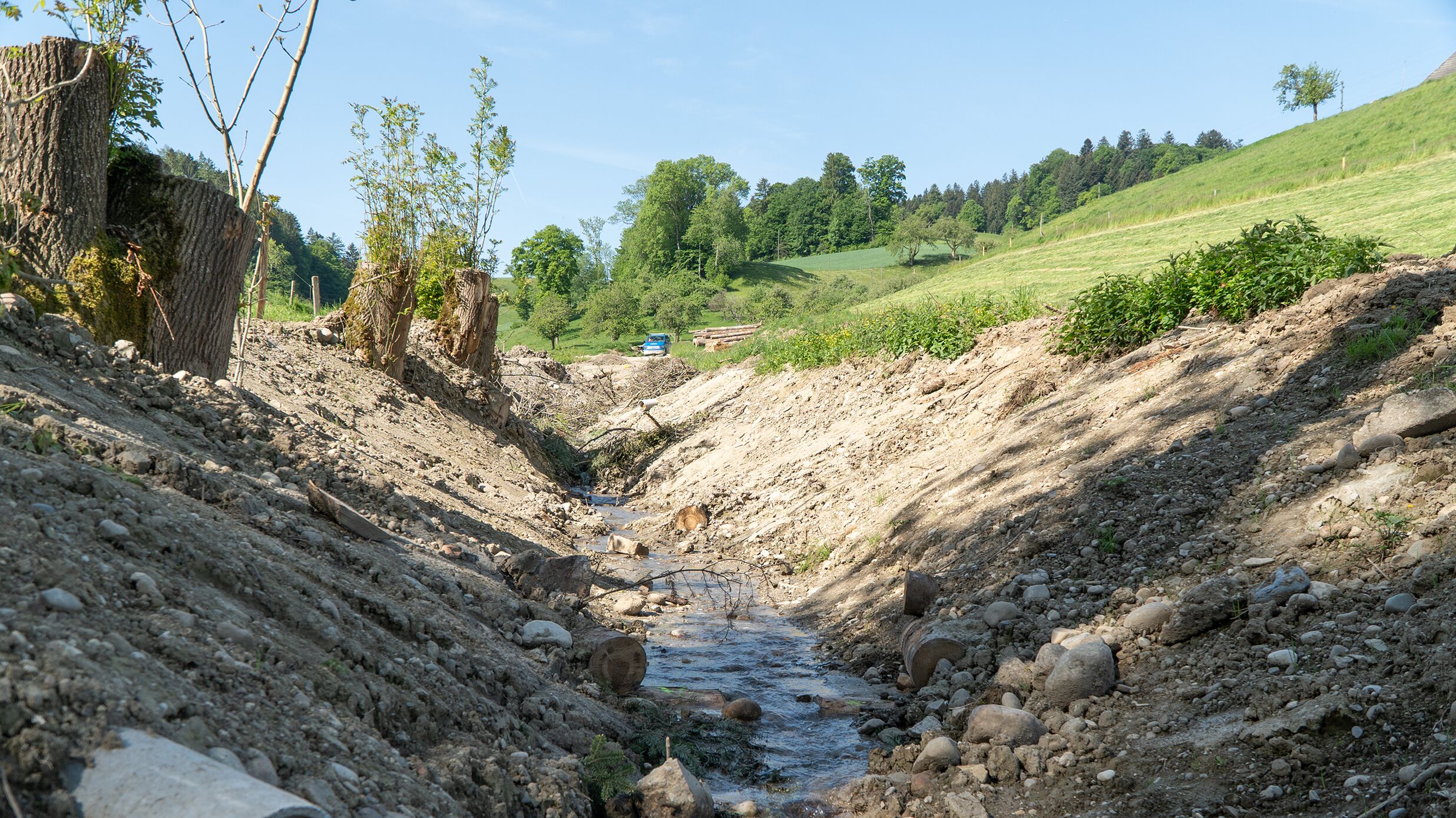 KIBAG bauen Rohrbachgraben Renaturierung 2