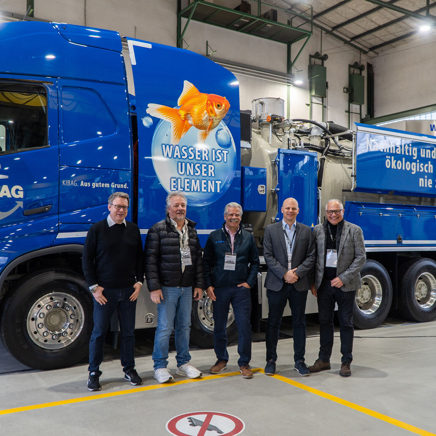 E Kanalreiniger Spuelfahrzeug KIBAG