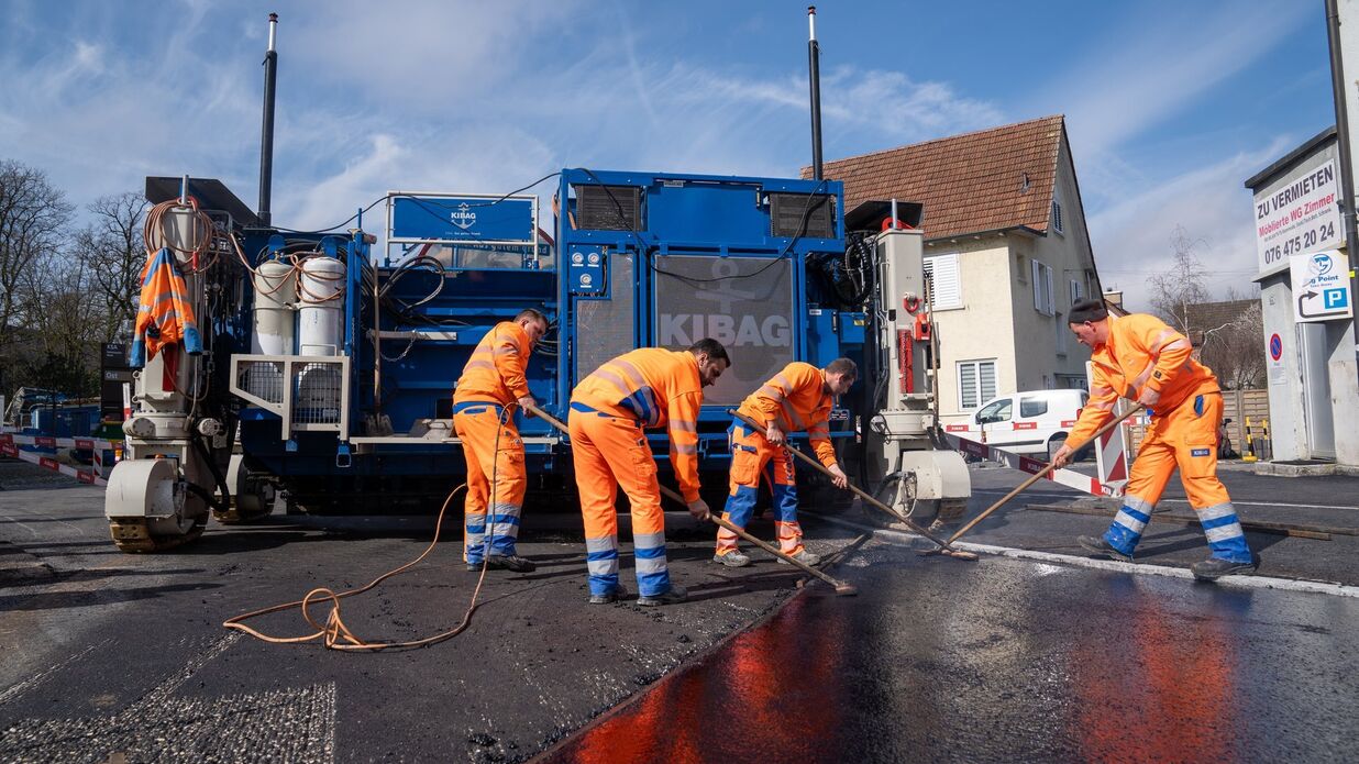 KIBAG Belag Gussasphalt Slider