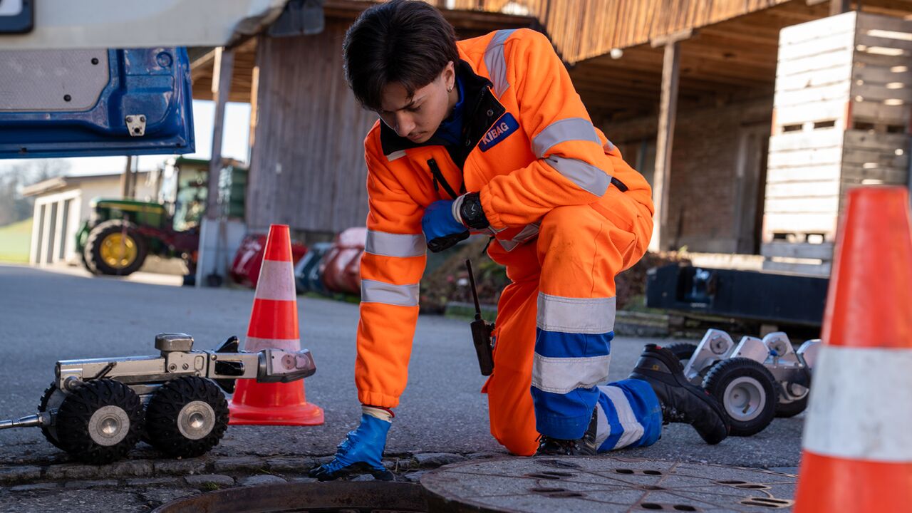 KIBAG Entwaesserungstechnologe Kanalfernsehen Lehrstelle