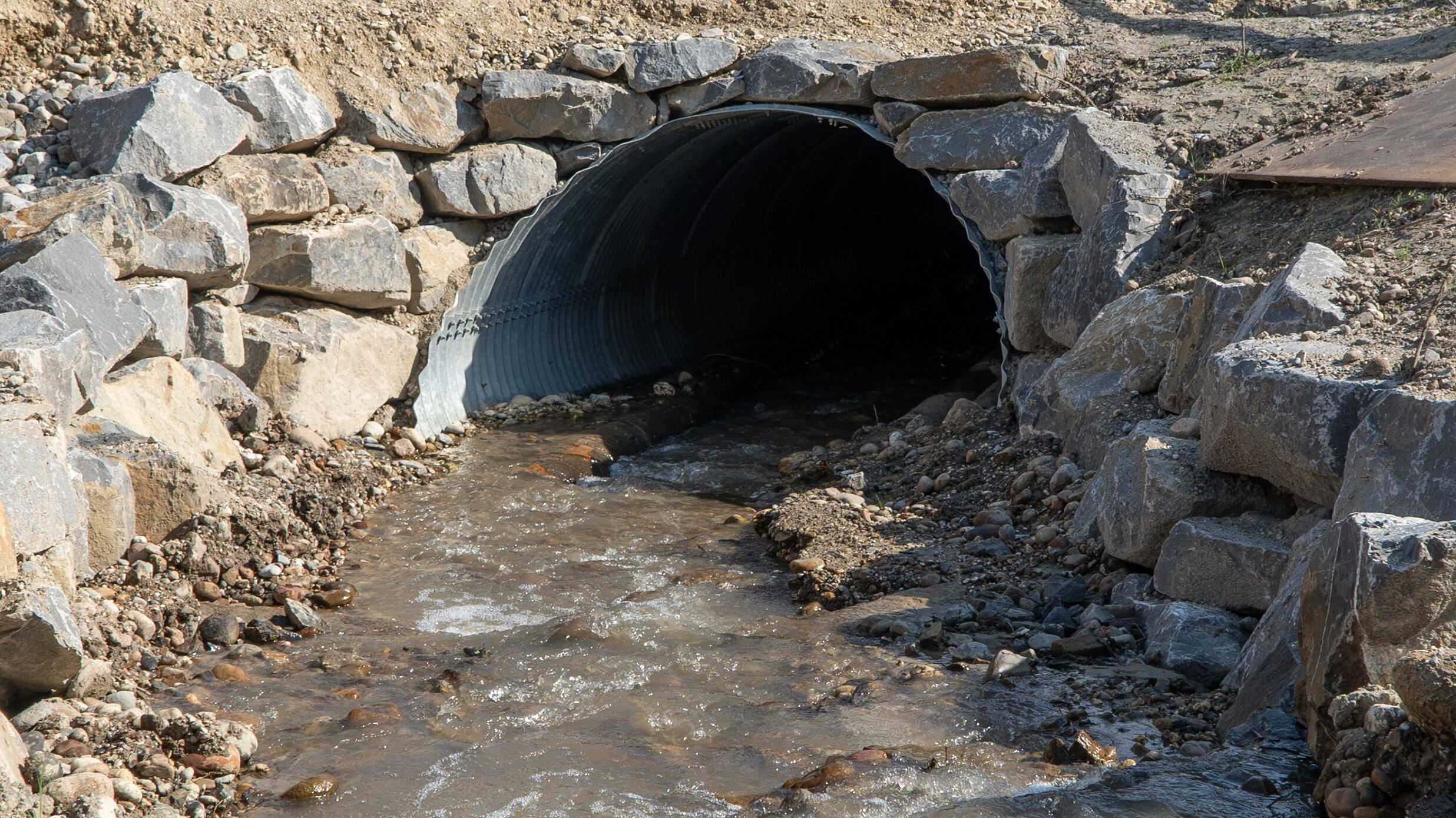 KIBAG stahl im tiefbau bachdurchlass