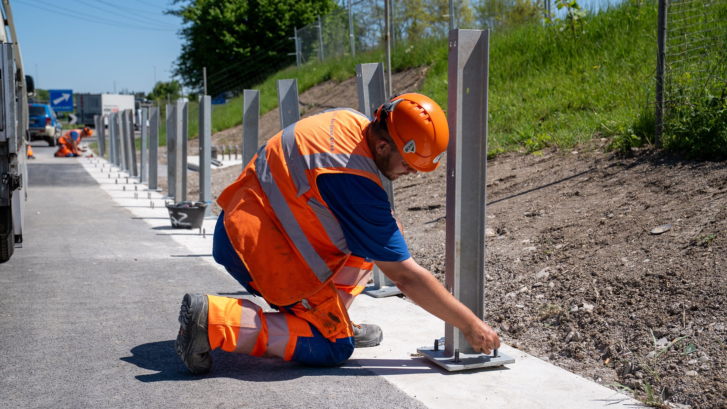 KIBAG stahl im tiefbau zaunbau