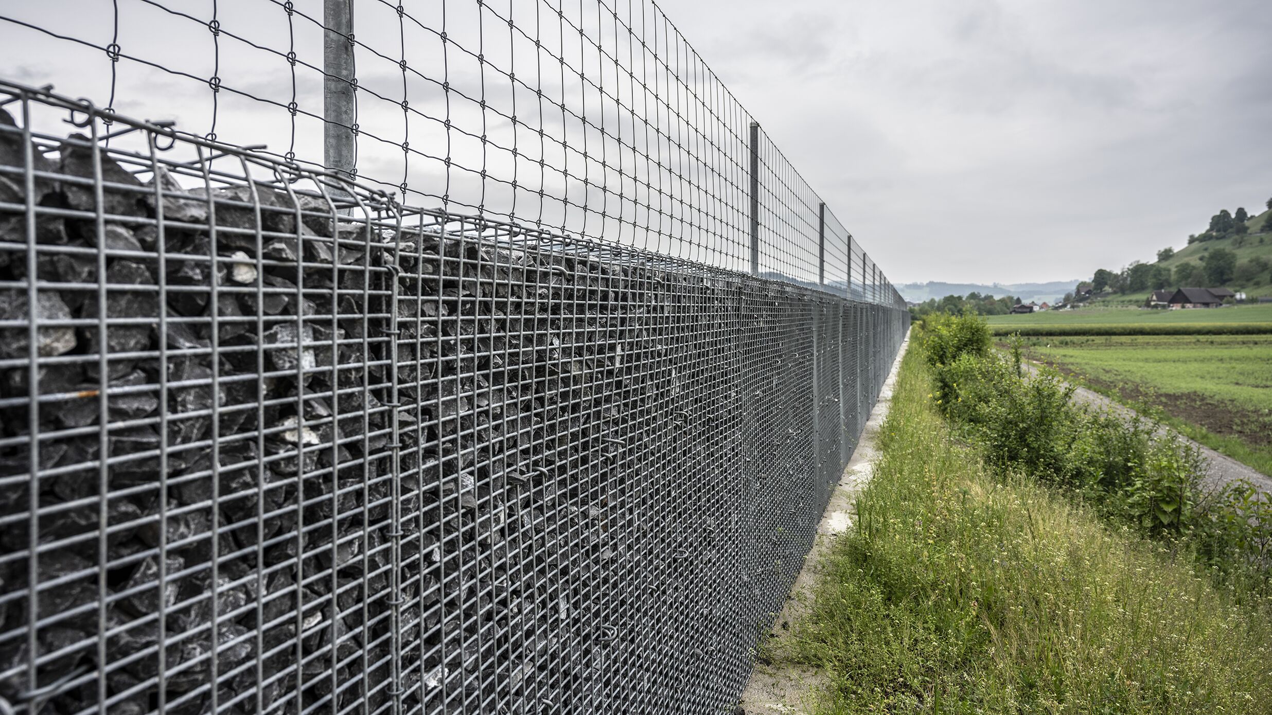 KIBAG stahl im tiefbau zaun