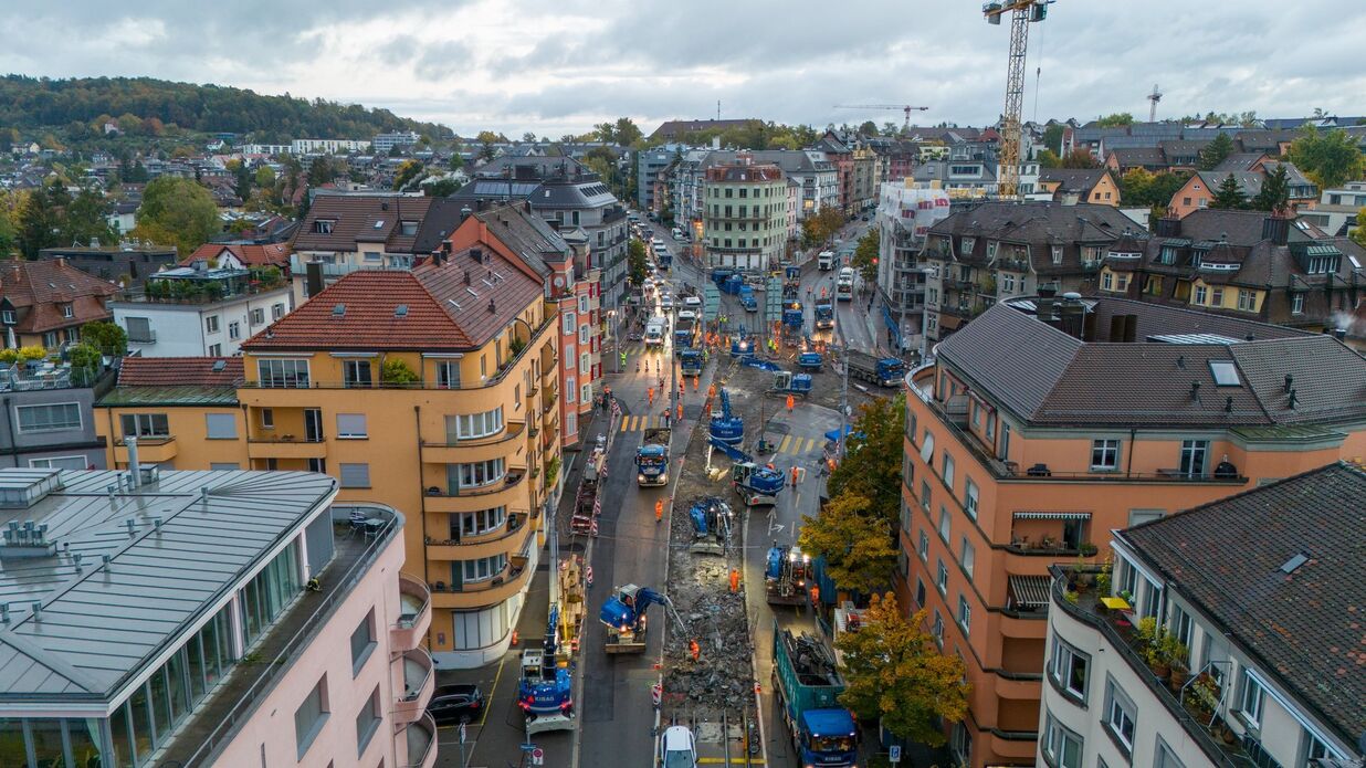 KIBAG Gleisabbruch zuerich inhalt