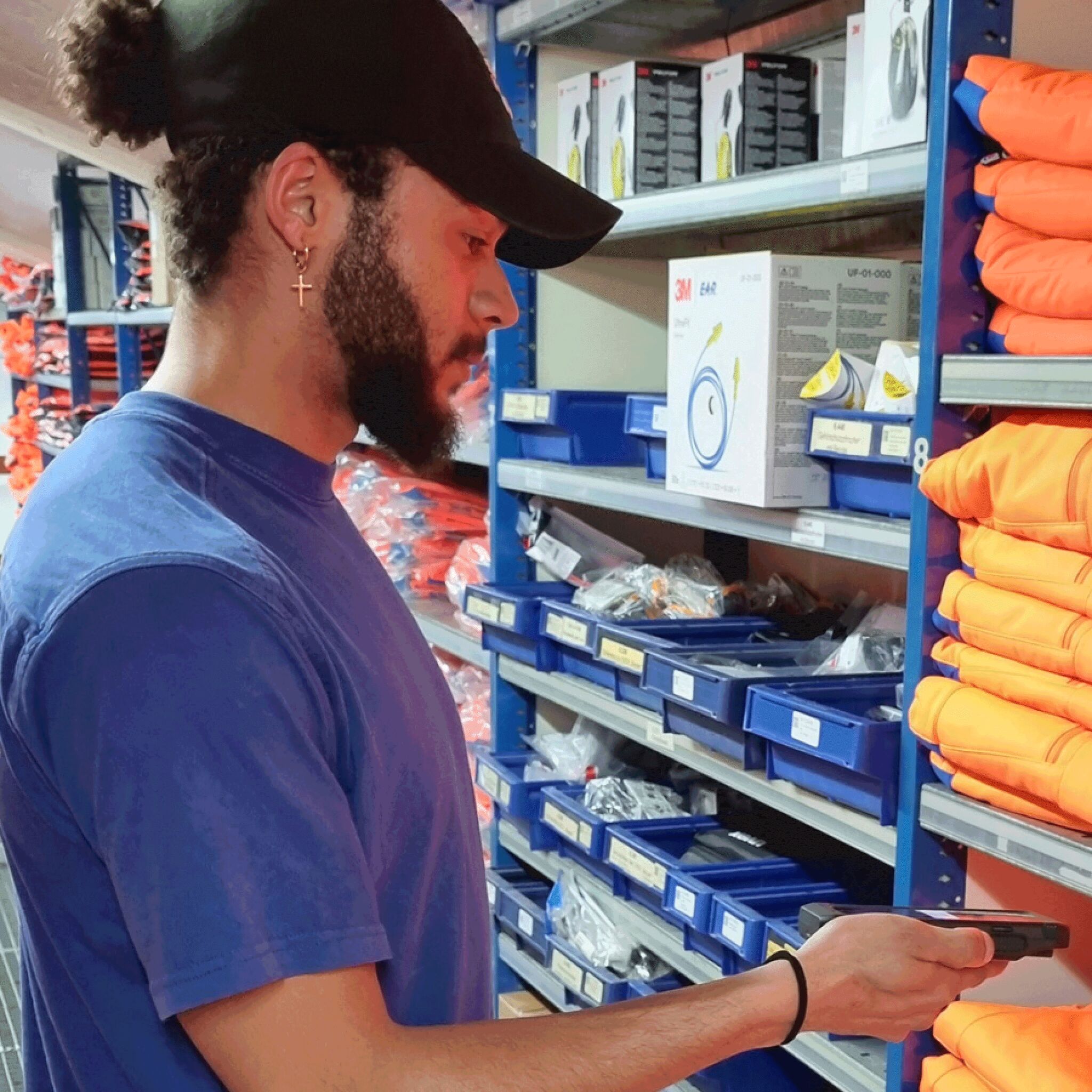 KIBAG Logistiker Daniel Kachel Lehrstelle