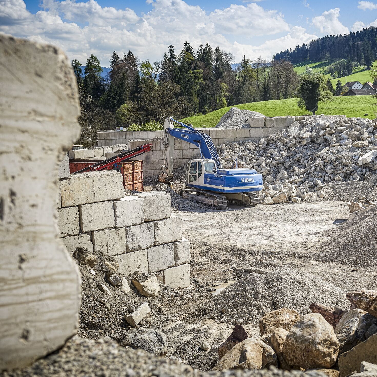 KIBAG Recyclingbaustoffe Teaser