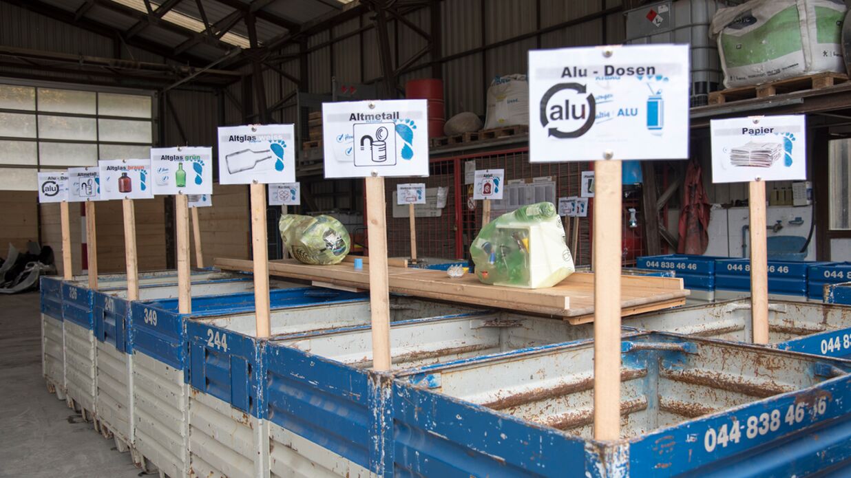 KIBAG Recyclist trennen Lehrstelle