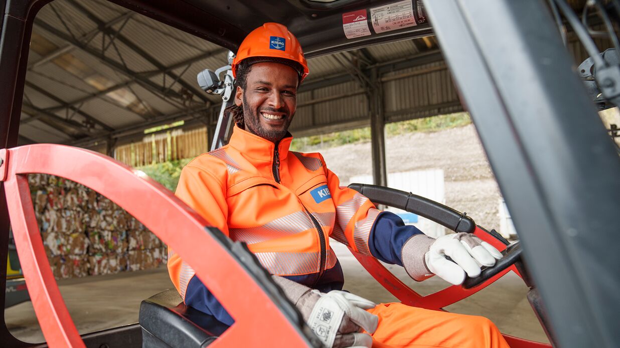 KIBAG Recyclist radlader Lehrstelle