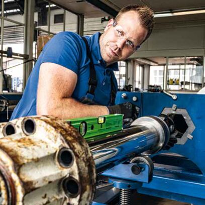 KIBAG Schlosserei und mechanische Werkstatt Hydraulikzylinder KIBAG Inhalt2