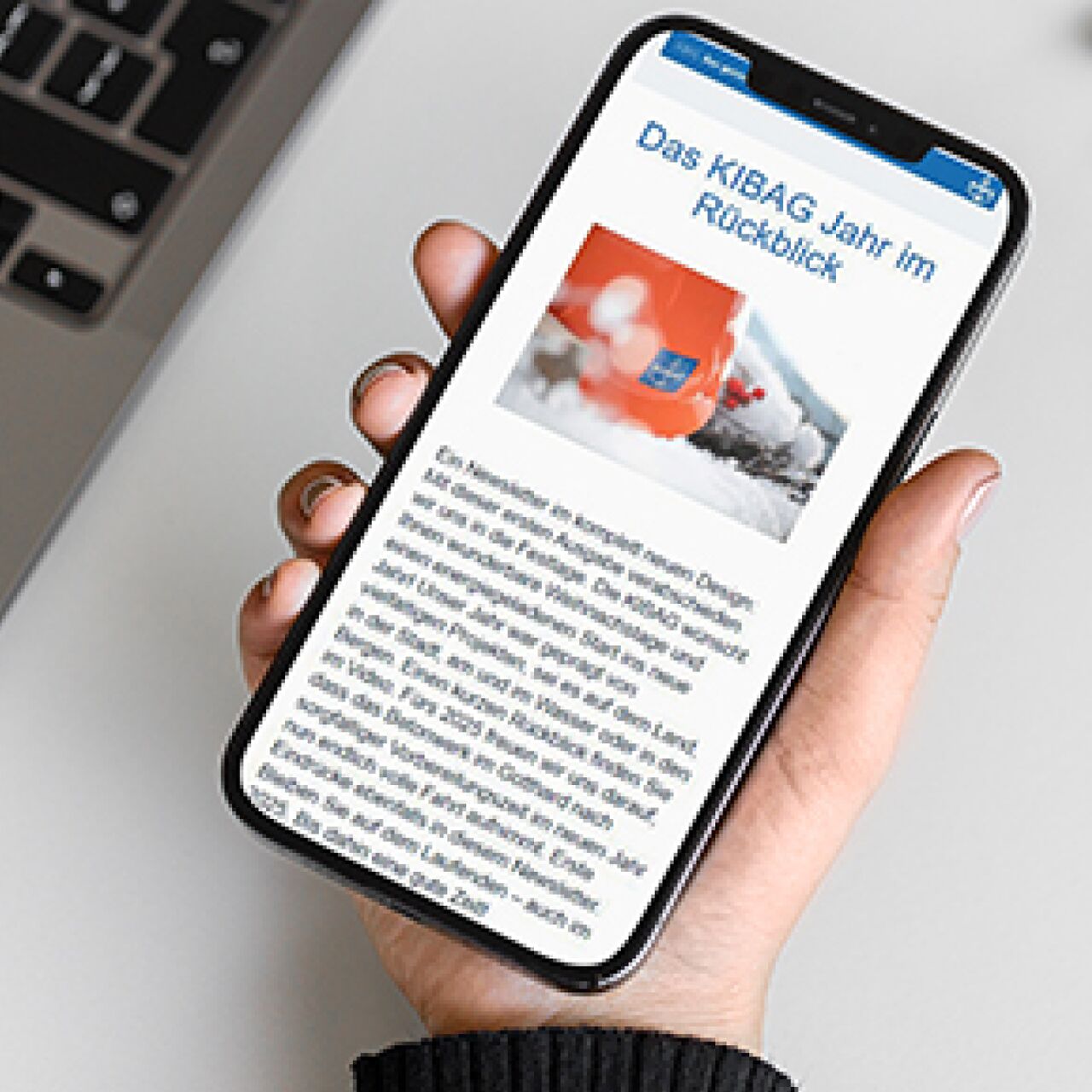 KIBAG Newsletter Karte Newsletter