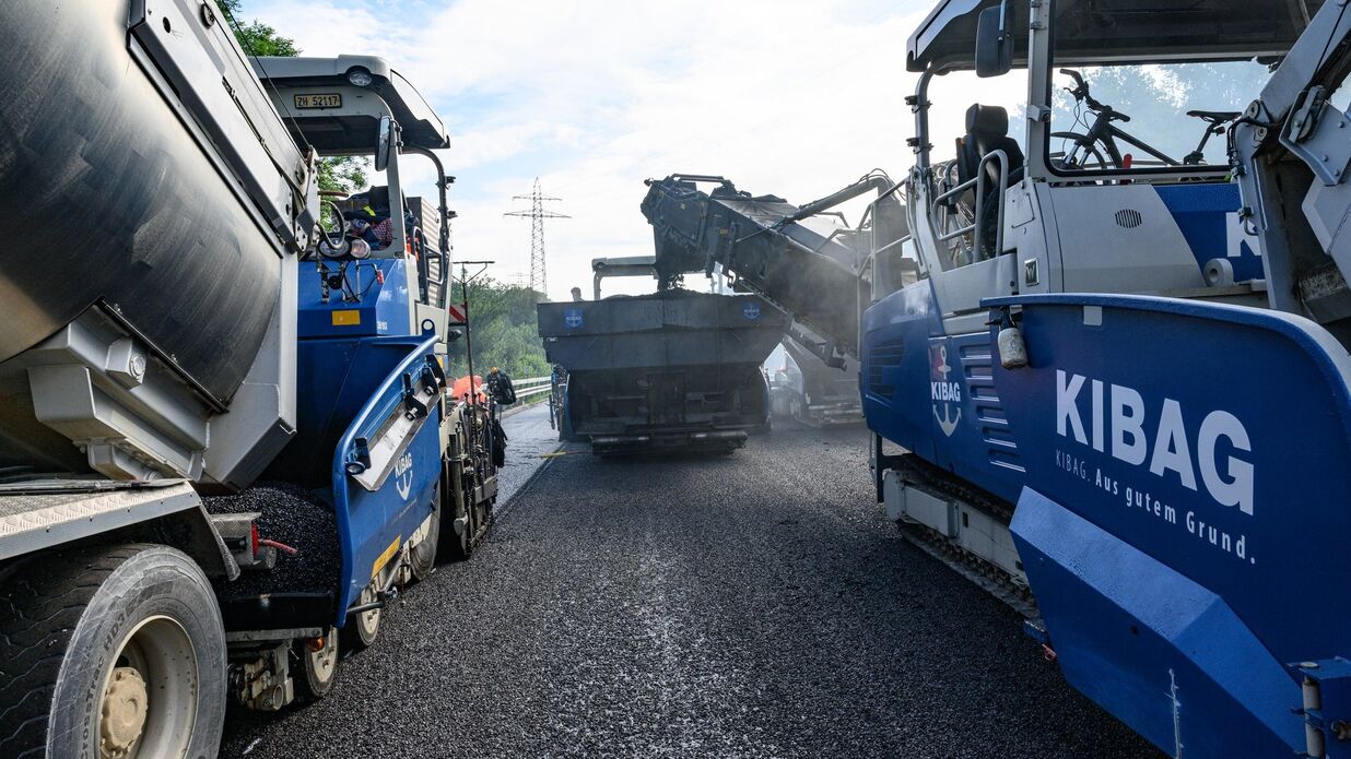 KIBAG A1 strassenbau slider