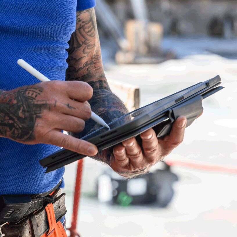 KIBAG Tablet Content Digitalisierung