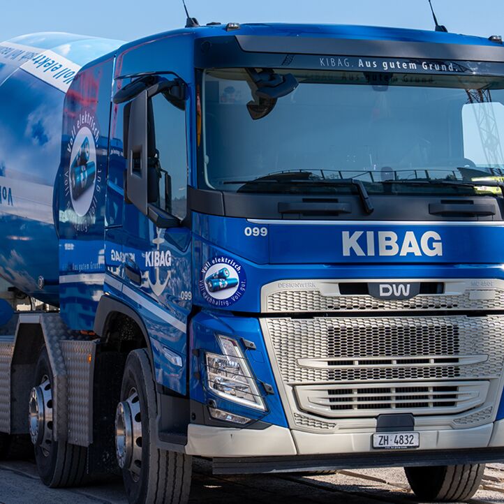 KIBAG E Fahrmischer Fuhrpark Kreislaufwirtschaft