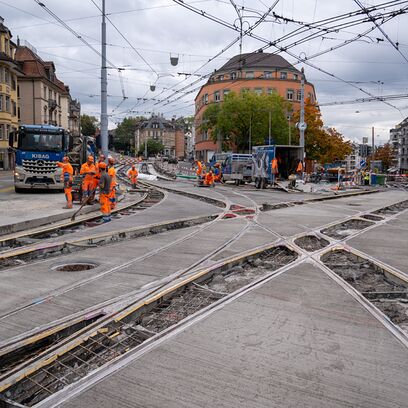 KIBAG Gleisbau Beton Kreislaufwirtschaft