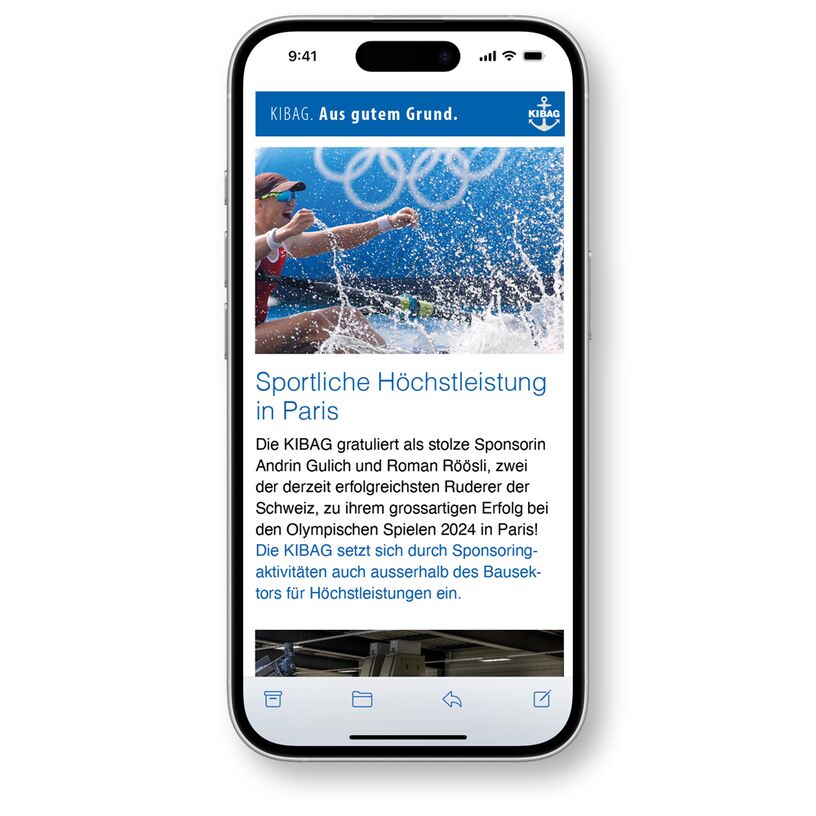 Icon newsletter i Phone