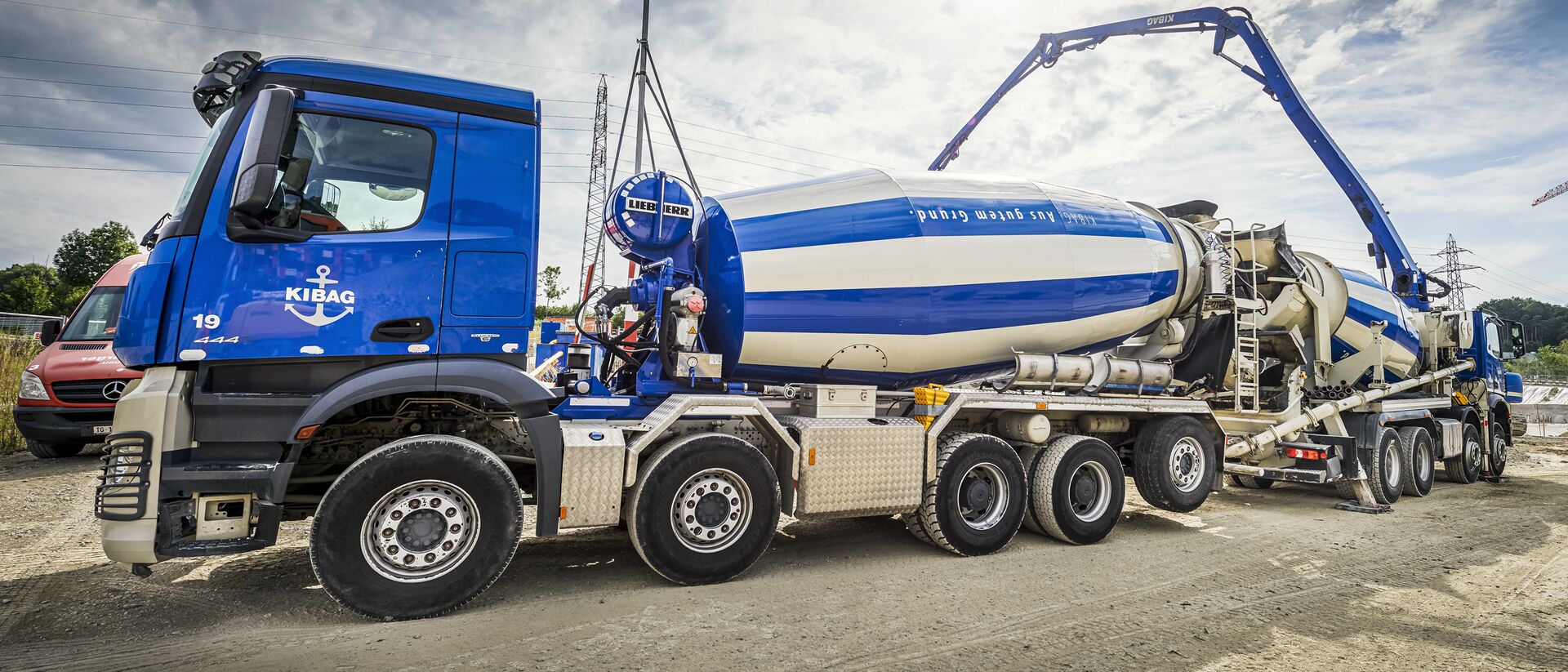 KIBAG Betonpumpen Wallpaper