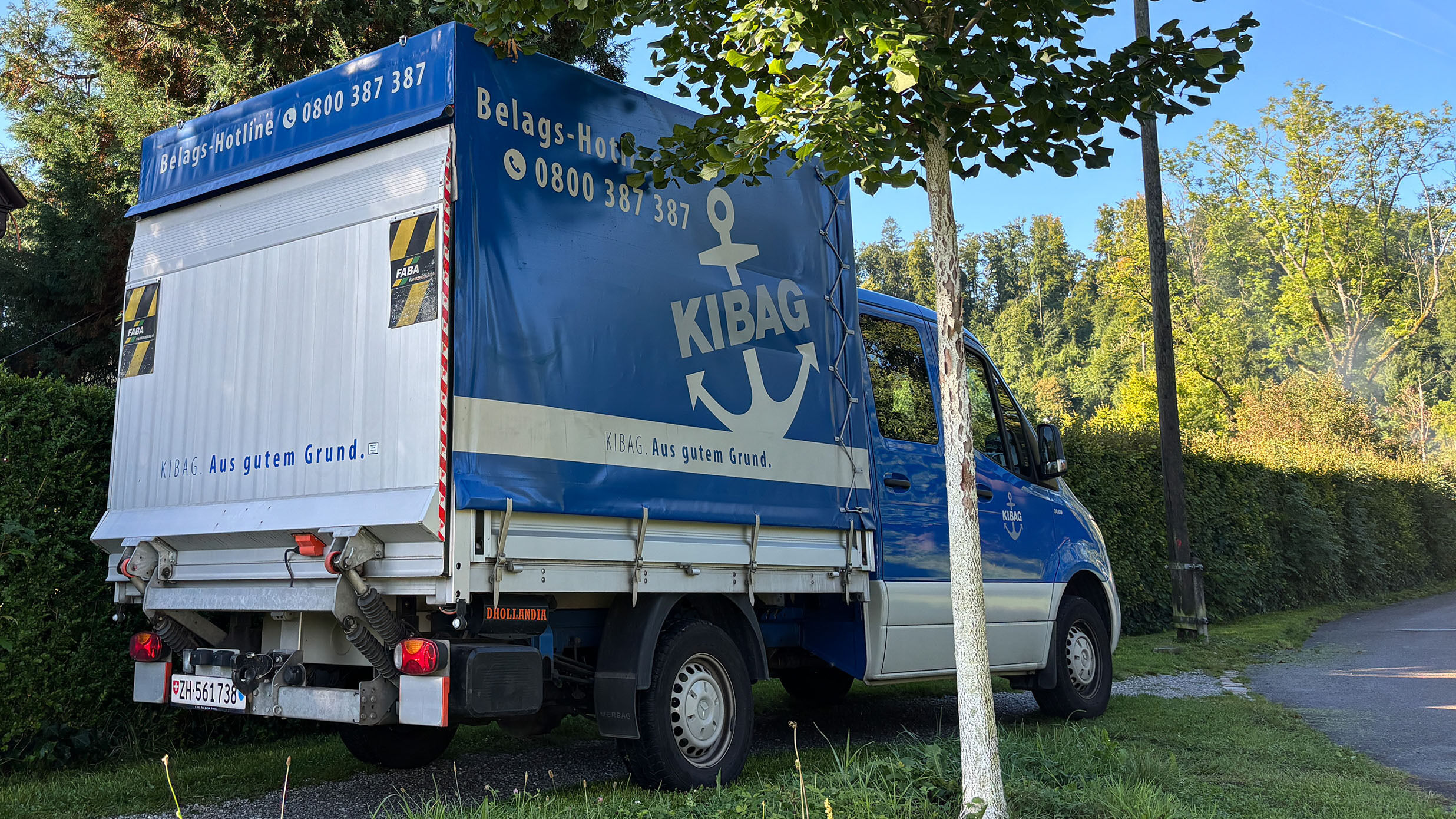 Kibag dienstleistungen rohrbruch belag